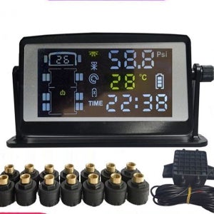 타이어 공기압 측정 장치 차량용 전자식 TPMS 트럭 9kg 4륜 리피터 없음 외부 장착