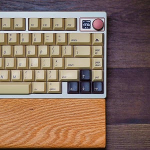 JUMOK 원목 키보드 팜레스트 풀배열 텐키리스