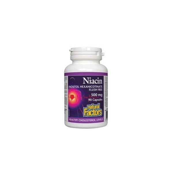 내추럴팩터스 <b>나이아신</b> 이노시톨 <b>헥사</b>니코티네이트 500mg 90정