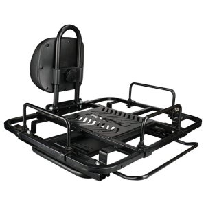 오토바이 짐받이 브라켓 프론트 짐대 블랙 스쿠터 거치대 고정 F.단일잠금 슬라이딩 등받이