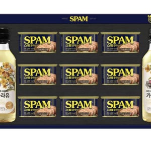 CJ 스팸 클래식 200g x 9개 카놀라유 500ml x 2개 고급유 3호