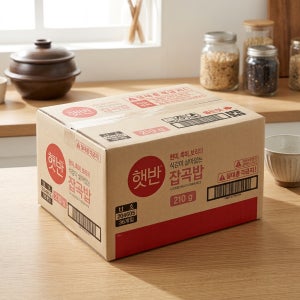 CJ제일제당 햇반 매일잡곡밥 210g, 36개 현미 흑미 보리