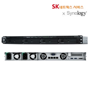시놀로지 NAS RS822RP+ 4베이 1U 랙타입 리던던트 파워 파일공유서버 초기설치지원