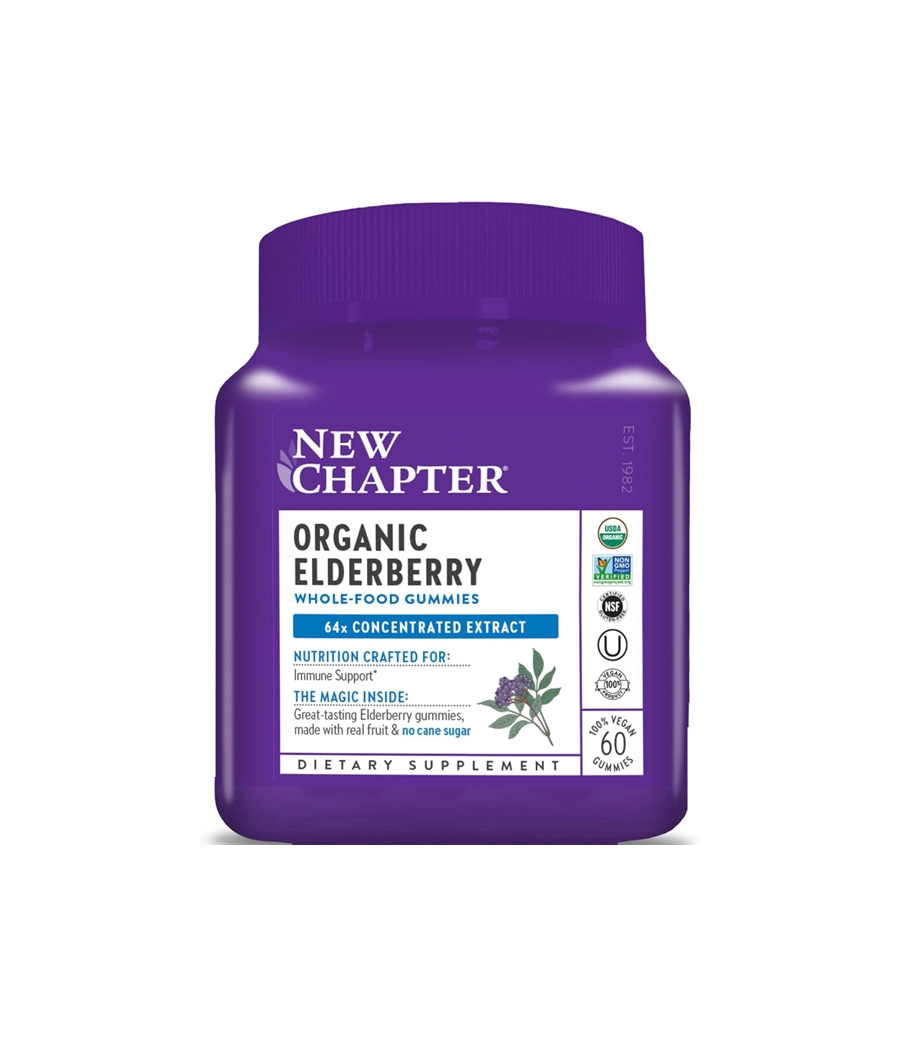 뉴챕터 오가닉 <b>엘더베리 이뮨 서포트</b> 60구미