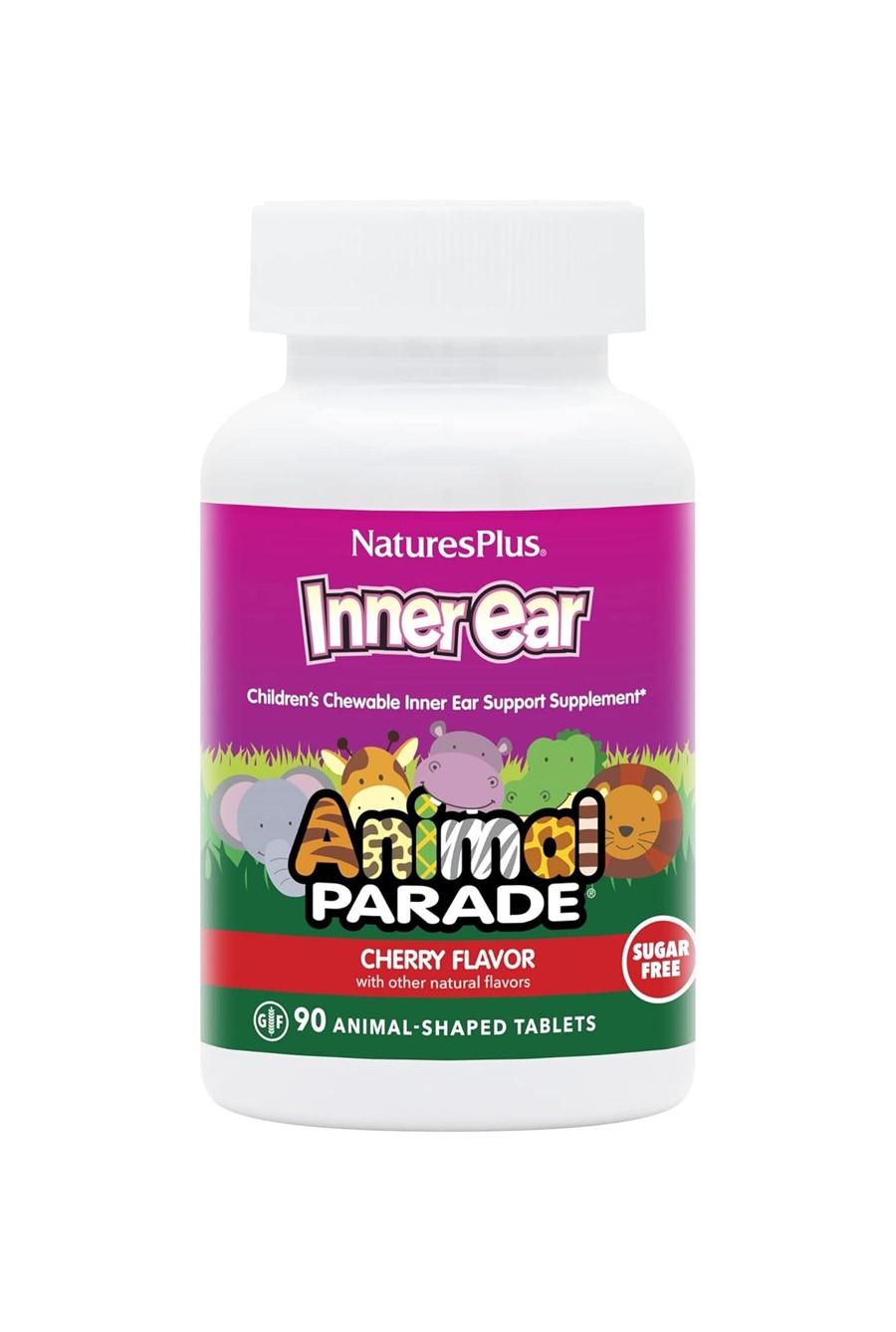 네이처스플러스 애니멀 퍼레이드 <b>이너 이어 서포트</b> 아동용 체리맛 90타블렛
