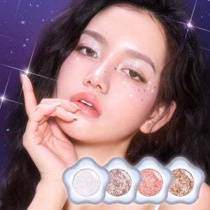 1+1 뷰티피플 반짝반짝 눈 부셔별 멀티 펄 피그먼트 하이라이터 글리터 섀도우 애교살1.2g