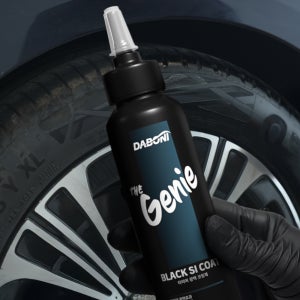 다보니 더지니 블랙시코트 타이어 유성 광택 코팅제 SIO2 100ml + 코팅 블럭
