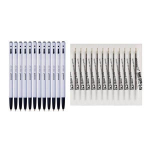 모나미 153볼펜 흑색 12개, 영심153리필 흑색 12개, 각1다스씩