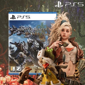 PS5 몬스터헌터 와일즈 한글판 + 듀얼센스 악세사리 2종