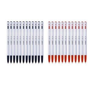 모나미 153볼펜 0.7mm 흑색,적색 각1다스씩