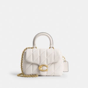 [코치][선물포장] 태비 탑 핸들 백 위드 퀼팅 CCC12 B4/HA