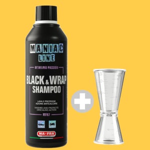 마프라 매니악 블랙 앤 랩 샴푸 산성 랩핑 PPF 카샴푸 500ml 딜루션 지거 세트