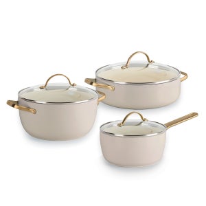 그린팬 파도바 냄비세트 3종 편수18cm+양수20cm+전골24cm, 토우프브라운