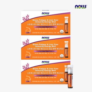 나우푸드 스트레스와 피로 개선 & 간 건강 면역 올인원 에너지샷 14개입, 3개