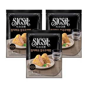 식사이론 잡곡주먹밥 참치마요, 475g, 3개