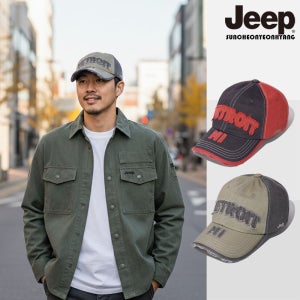 지프모자 디트로이트 엠아이 아플리케 볼캡 남성 여성