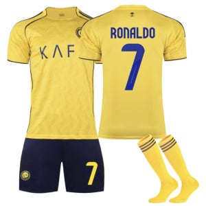 호날두 유니폼 25/26 알나스르 홈 어린이 키즈 성인 축구 축구복 반티 커스텀마킹