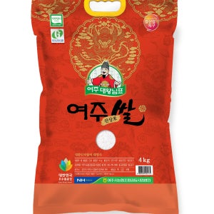 여주시농협RPC 25년산 햅쌀 대왕님표 여주쌀 진상미 당일도정 4kg, 2개