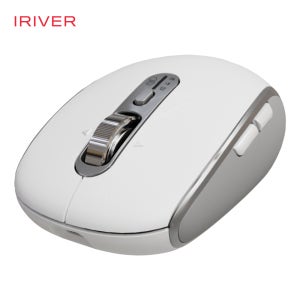 아이리버 GT100 항균 충전식 무한휠 멀티페어링 무소음 마우스 화이트