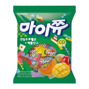 크라운 마이쮸 캔털루프멜론+애플망고 284g