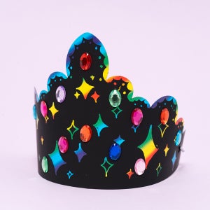 반짝반짝 왕관만들기 스크래치페이퍼 보석스티커 꾸미기놀이