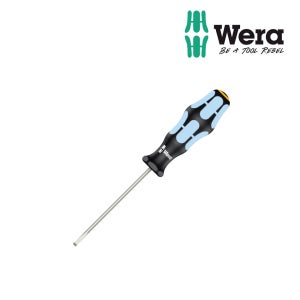WERA 베라 수공구 3335 스테인리스 일자 스크류드라이버 녹방지 정밀 드라이버 1.2 x 6.5 x 150 mm (032005)
