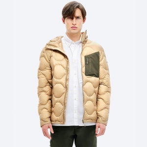 THE MOUNTAIN STUDIO 울트라라이트 다운 후드 자켓 D-7 UL - Sand