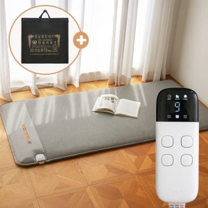 한일의료기 카본 탄소 그래핀 매트 거실 전기 장판 수면 싱글, 100x200cm, 그레이