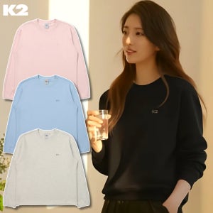 K2 긴팔 기능성 수지 맨투맨 티셔츠 여성
