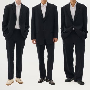 트래드클럽 코어 남자 정장 가을 겨울 오버핏 셋업 수트