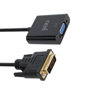 DVI to VGA컨버터 RGB모니터젠더 CRT 노트북TV 케이블 연결잭 RNX0536