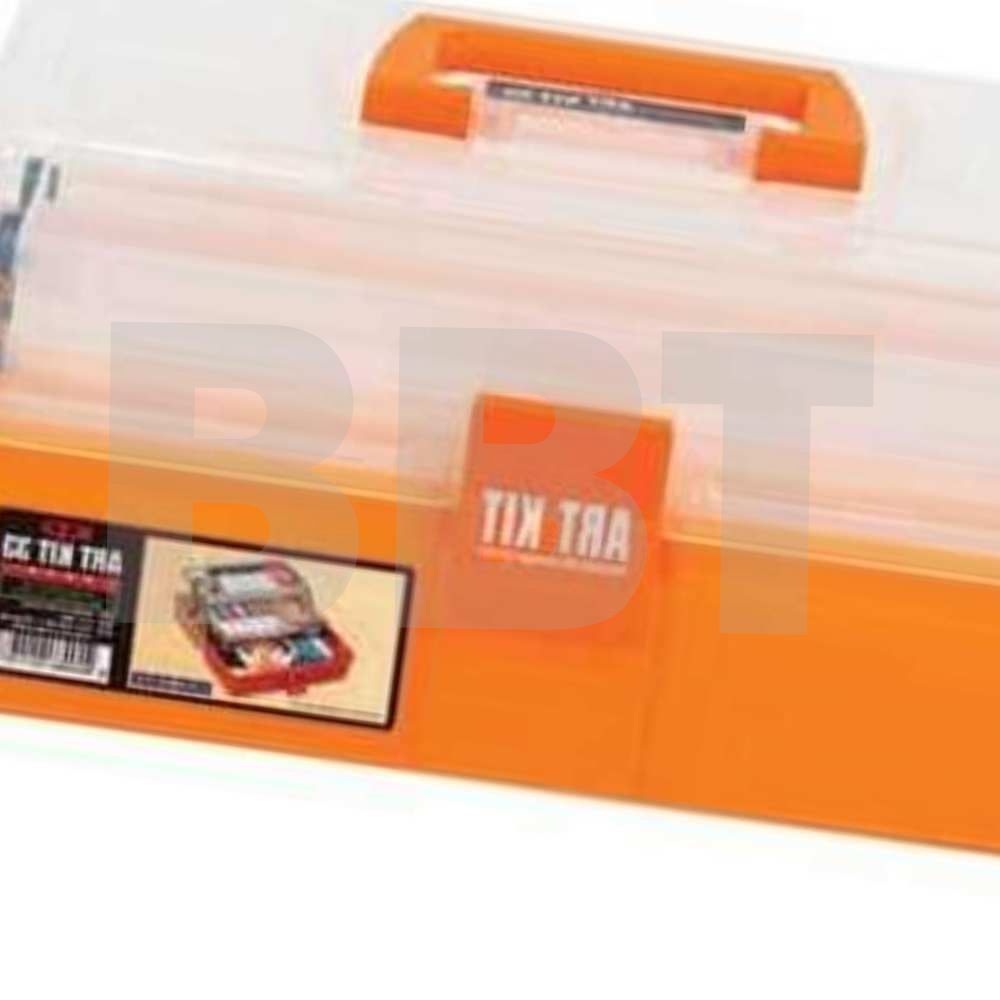 동방울나무 다용도보관함 오렌지 340x195x160 1p 공구가방 이동공구함