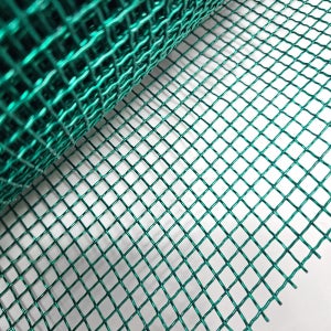 크림프망 0.9m x 9m 국산 PVC 코팅 사각 철망 아연 메쉬 울타리 경계 휀스