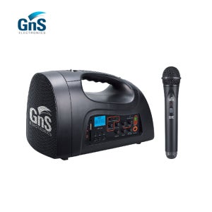GNS GA-60H 이동형 충전식 포터블 60W 스피커 마이크 포함 행사용 강의용
