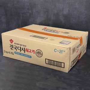 대상 쇠고기 진국다시 업소용 2kg, 6개