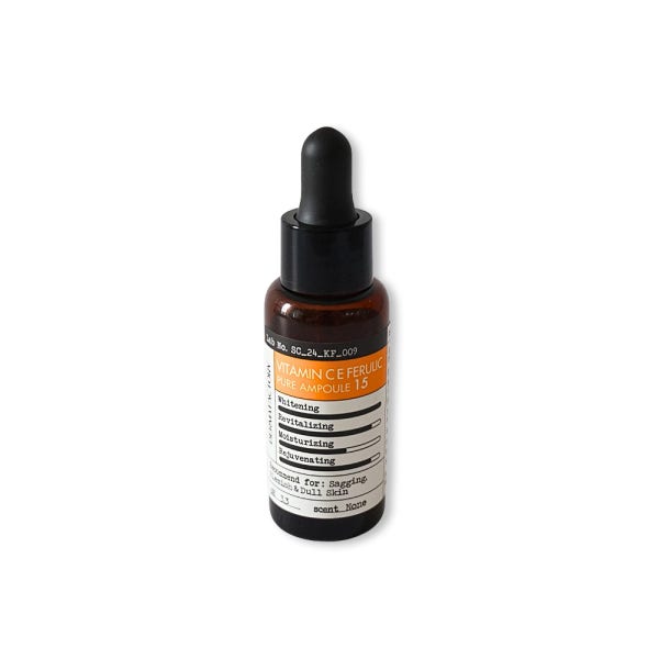 더마팩토리 퓨어 비타민 C E 페룰릭 비건 앰플 22ml