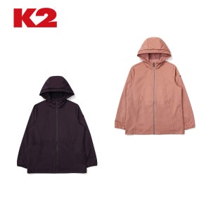 K2 여성 가을 간절기 바람막이 방풍 안감 후드 자켓