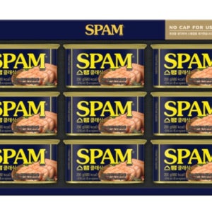 CJ 스팸 8호 선물 세트 스펨 캔 햄 통조림 명절 추석 설날 친척 적당한 제격인 반찬 용