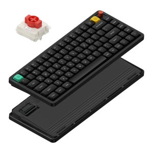 NUPHY AIR75 V3 기계식키보드 유선 무선 블루투스 로우 프로파일 네뷸라 다크, 나노 적축