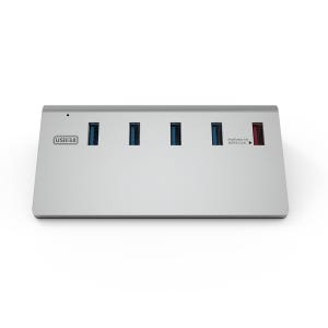 NEXT-316U3 USB3.0 알루미늄 5포트 스탠드형 유전원 USB허브