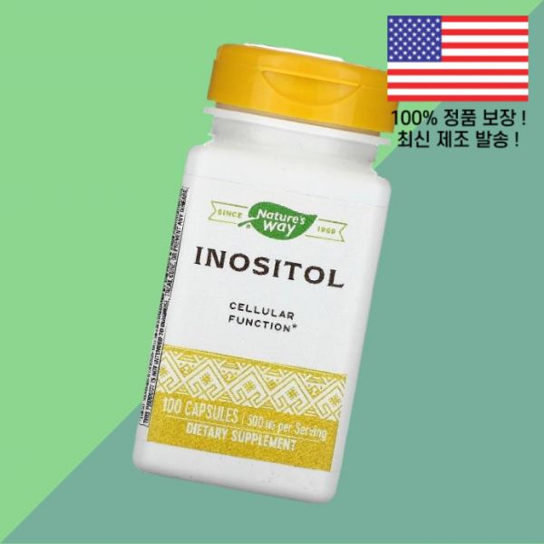 <b>네이처스 웨이</b> 이노시톨 500mg 100캡슐 Nature’s Way Inositol 100 Capsules