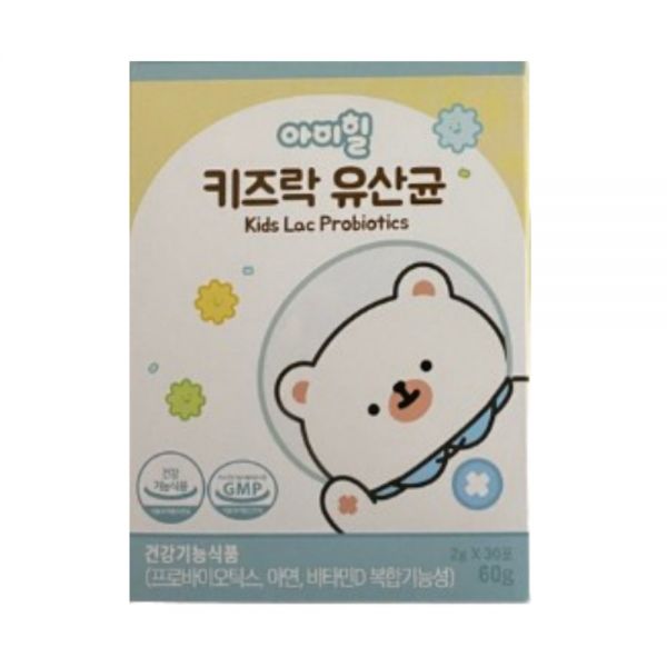 <b>아이힐</b> 키즈락 유산균 프로바이오틱스 30포 월
