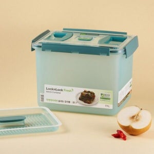 락앤락 프레쉬 숨쉬는 김치통 투핸들 11L +누름이 포함 (HPL888B)