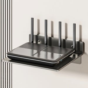 공유기선반 셋톱박스선반 와이파이 작은 벽선반대 무타공벽