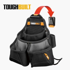 터프빌트 9구 다용도 공구집 원터치 클립 공구가방 TB-CT-02