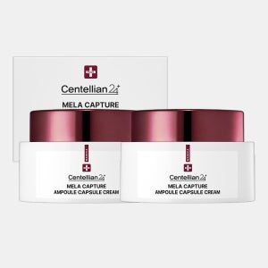 동국제약 센텔리안24 마데카 멜라캡처 앰플 캡슐 크림 55ml 2개 / 나이아신아마이드 미백 주름개선 탄력 기미 잡티 토닝에 도움, 마데카멜라캡쳐