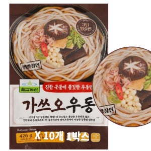 칠갑농산 가쓰오 우동 426g 10개 1박스