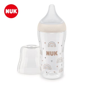 누크 퍼펙트매치 PP 젖병 260ml, 레인보우_M젖꼭지포함, 1개