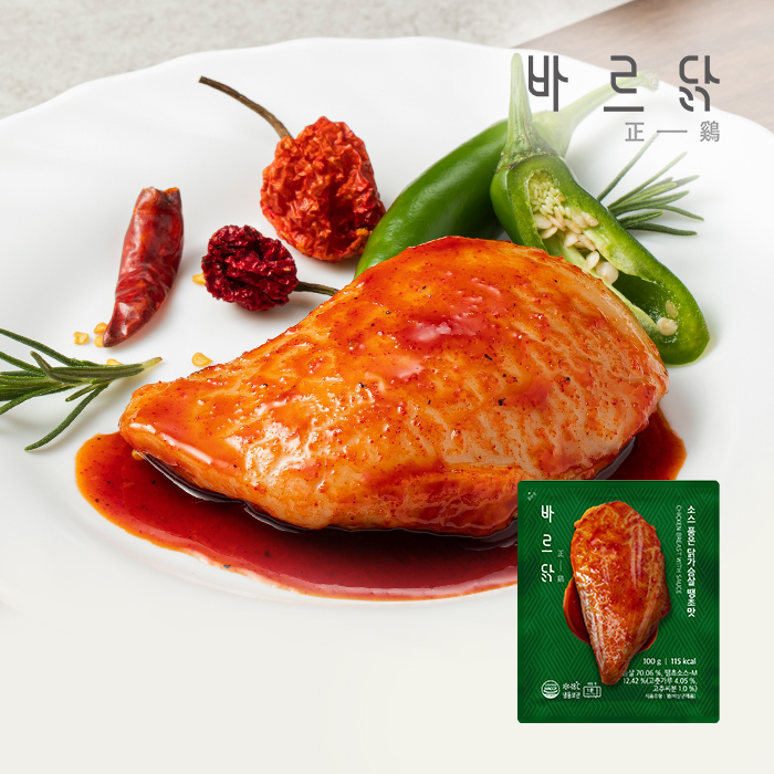 소스 품은 닭가슴살 땡초맛 제품 이미지