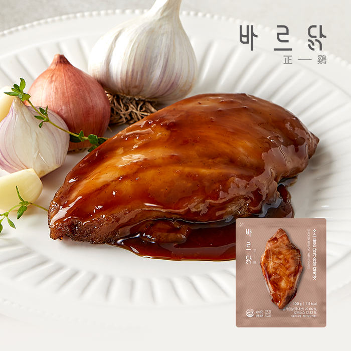 소스 품은 닭가슴살 갈비맛 제품 이미지